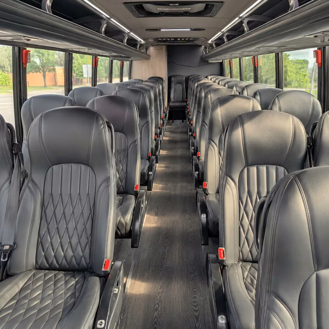 28 passenger minibus inside