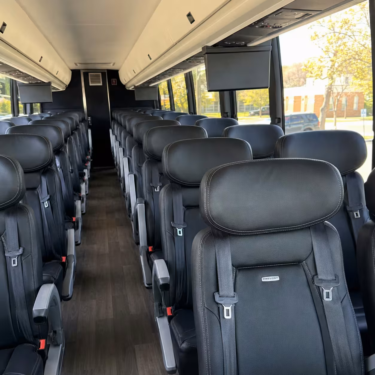lancaster charter bus interior
