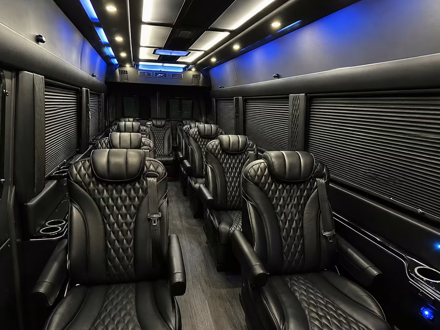 sprinter van with driver inside